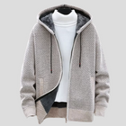 Wolfgang | Herren Strickjacke Kapuze mit Zip