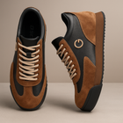 Dario | Men’s Sneakers with Contrast Panels