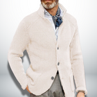 Sven | Herren Strickjacke mit Stehkragen