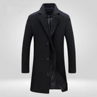 Pascal | Men's classic long wool coat