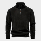Corduroy Half-Zip Sweater – Classic & Versatile