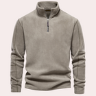 Herren Zip-Kragen Pullover – Warm & Stilvoll