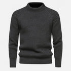 Herren Langarm Rundhals Strickpullover | Warm