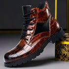 Jasper | Herren geprägte Lederstiefel
