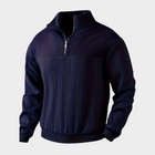 Jersey moderno con cremallera – Suave y versátil