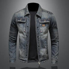 Bernd | Herren Trucker Jacke in Jeansblau