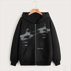 Levi | Herren Zip Hoodie Schwarz mit lockerem Schnitt