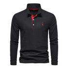 Nick | Herren Langarm-Poloshirt mit klassischem Kragen