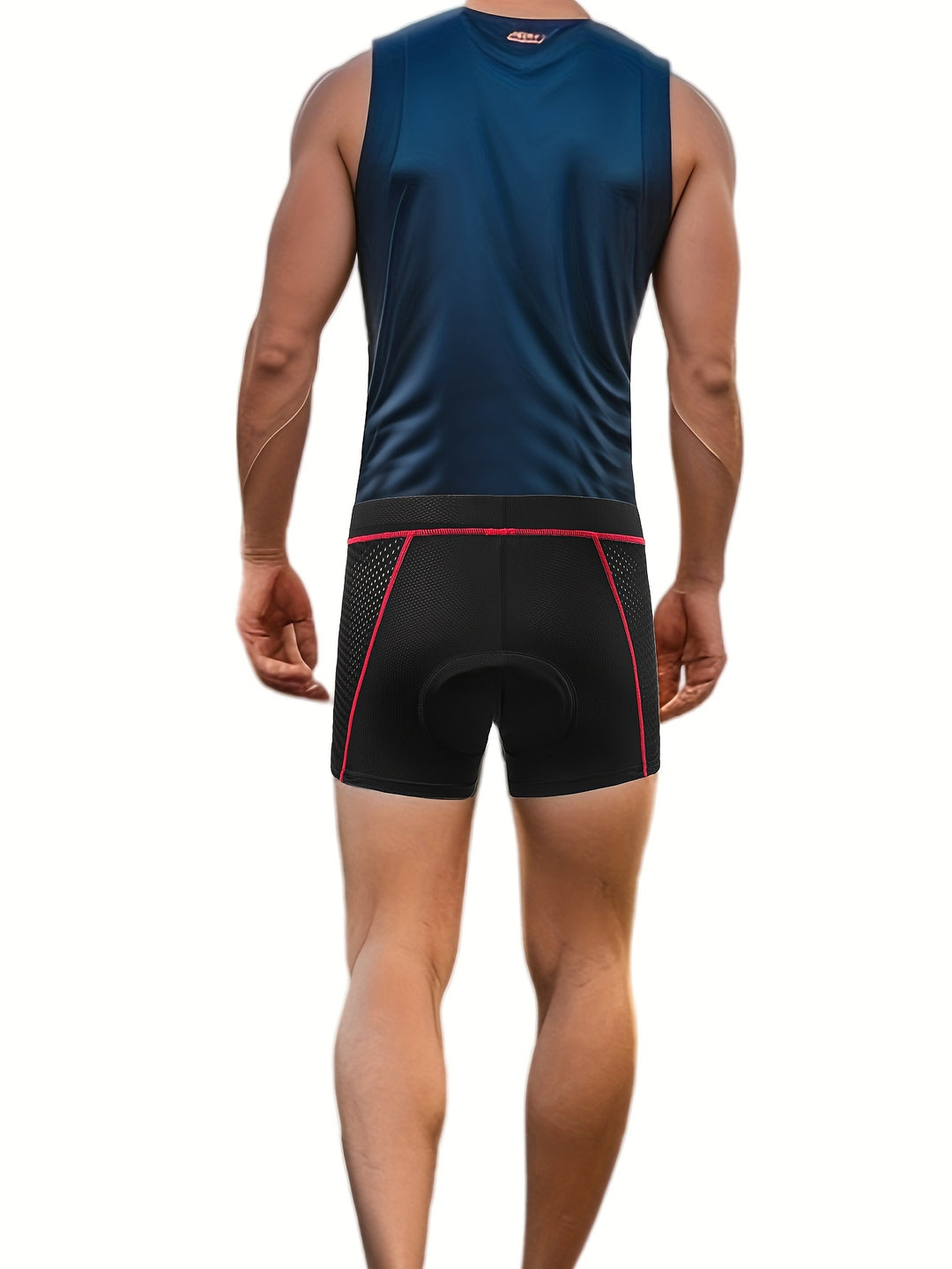 SwissFellas Herren Radhose gepolstert, Kompressionspassform