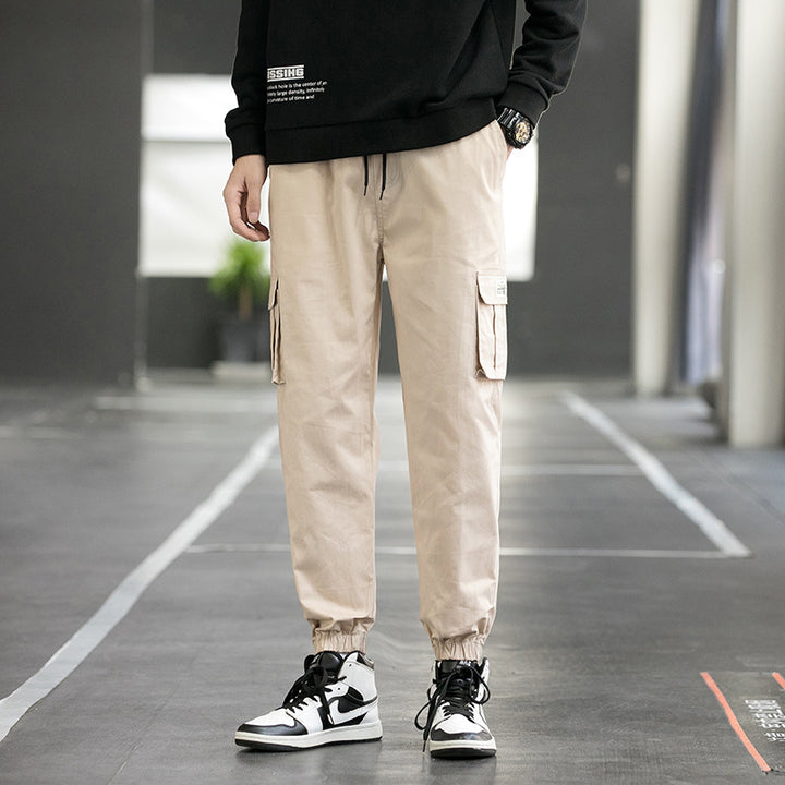 Herren Cargohose mit mehreren Taschen, lockere Passform