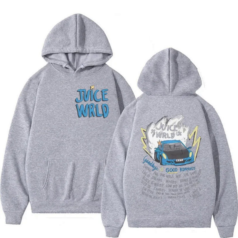 Herren Hoodie mit Print im Hip-Hop-Stil