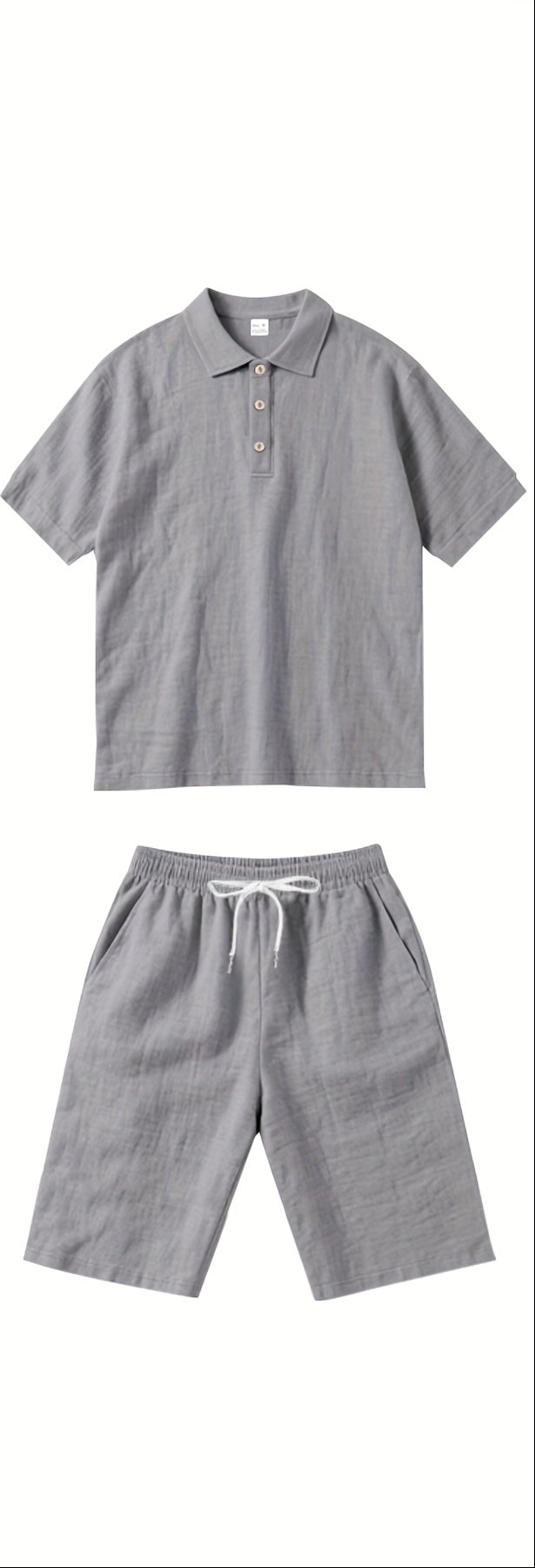 Herren Zweiteiler | Locker Geschnittenes Hemd und Shorts | Stilvoller Sommer-Look