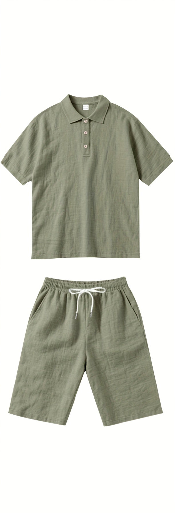 Herren Zweiteiler | Locker Geschnittenes Hemd und Shorts | Stilvoller Sommer-Look