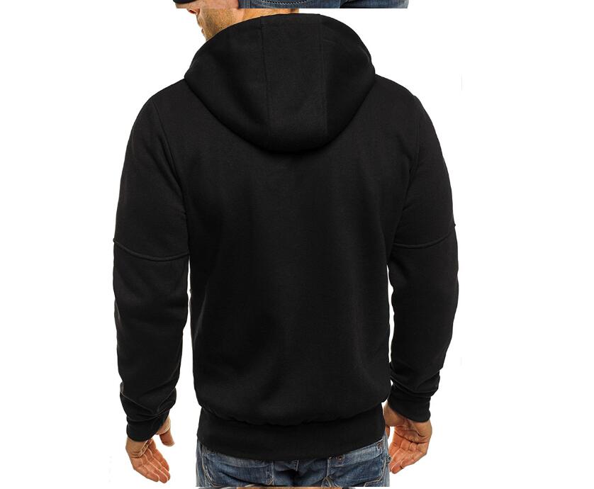 Herren Kapuzenjacke Camouflage mit Reissverschluss