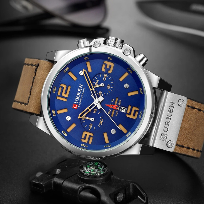 Hudson | Herren Armbanduhr mit rundem Zifferblatt