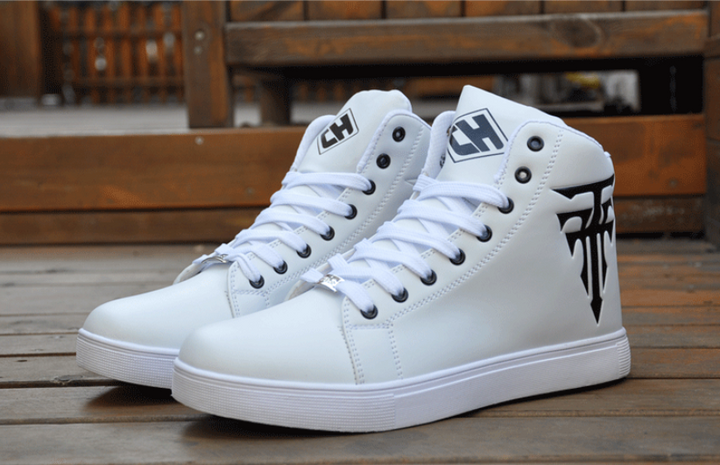 High Top Sneaker für Herren in Schwarz, Weiss und Grün