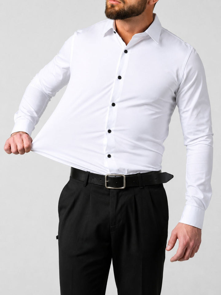 Hugo | Herren Stretch Hemd mit langem Arm