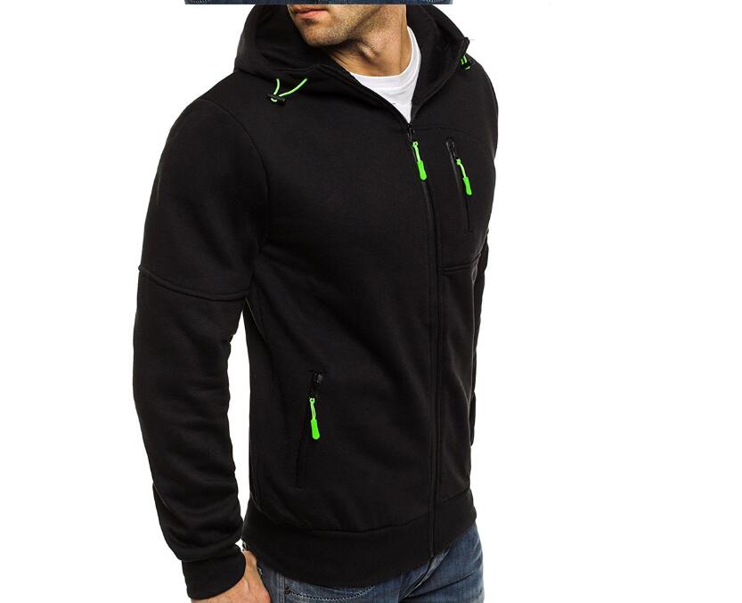 Herren Kapuzenjacke Camouflage mit Reissverschluss