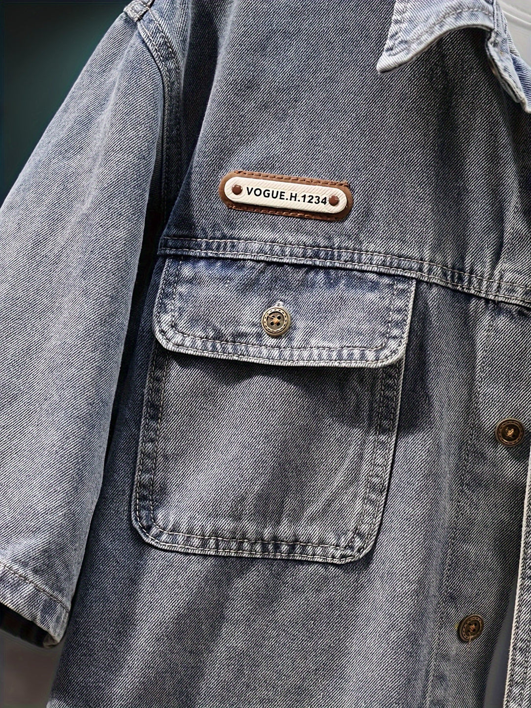 Rayan | Oversize Herren Jeanshemd mit Vintage-Waschung