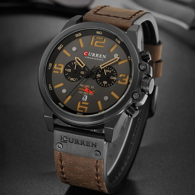 Hudson | Herren Armbanduhr mit rundem Zifferblatt