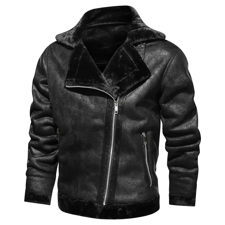 Retro Herren Winterjacke im Vintage-Look Vorderansicht