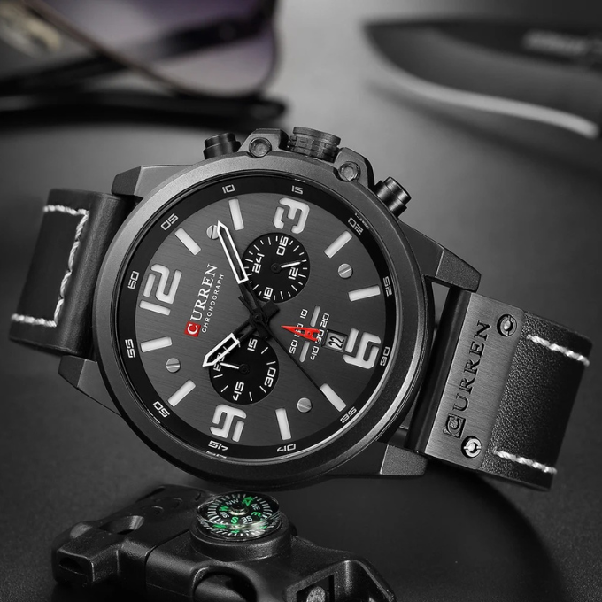 Hudson | Herren Armbanduhr mit rundem Zifferblatt