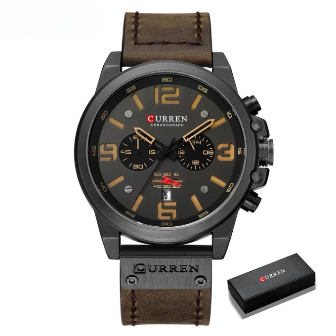 Hudson | Herren Armbanduhr mit rundem Zifferblatt