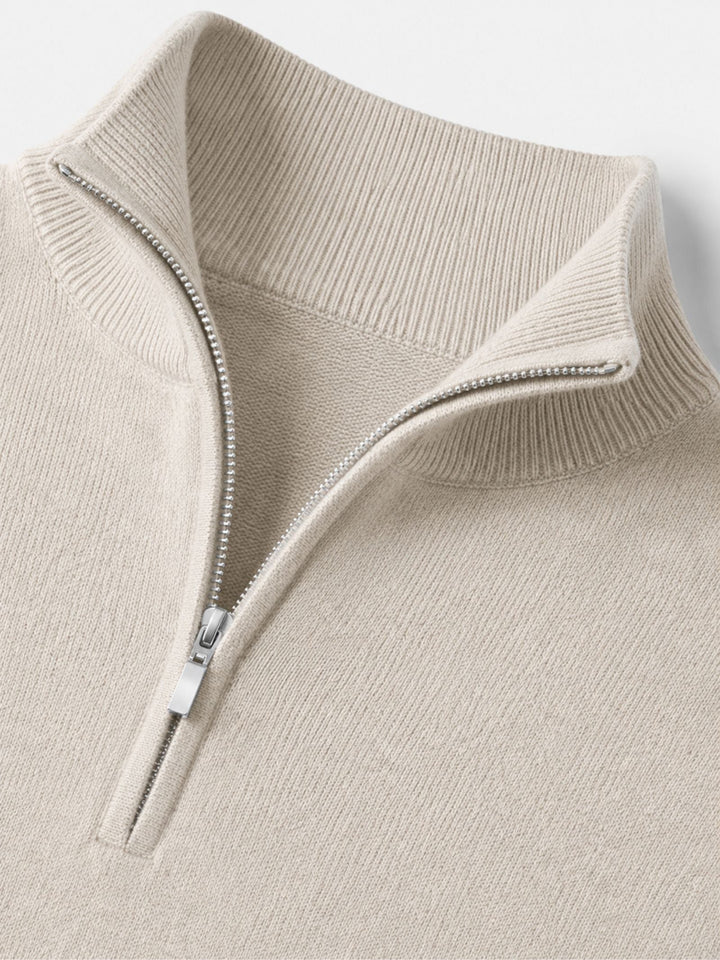 Hugo | Herren Merino Pullover mit Reißverschluss