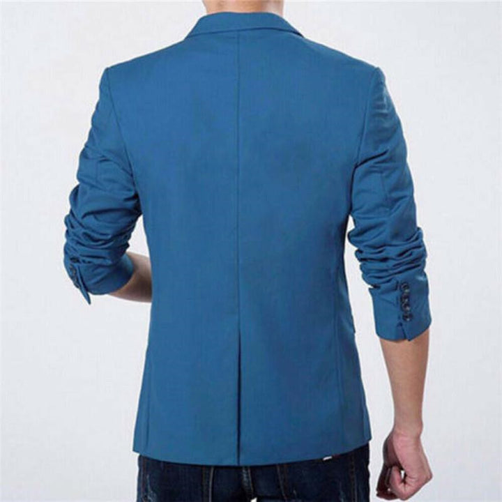 Herren Blazer Slim Fit mit Stehkragen Vorderansicht