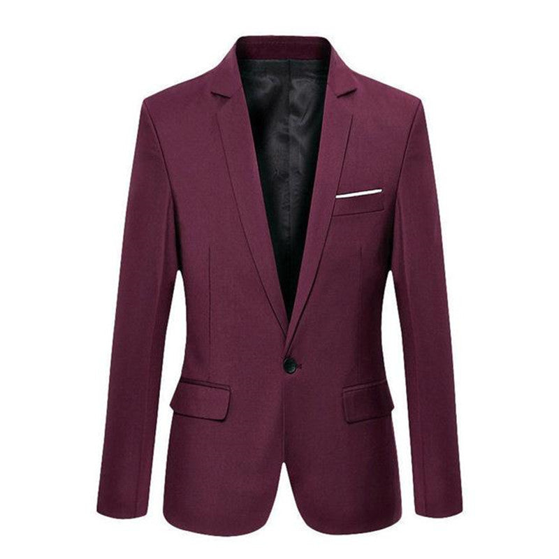 Herren Blazer Slim Fit mit Stehkragen Vorderansicht
