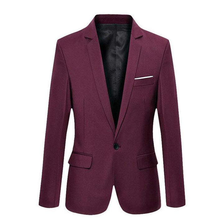 Herren Blazer Slim Fit mit Stehkragen Vorderansicht