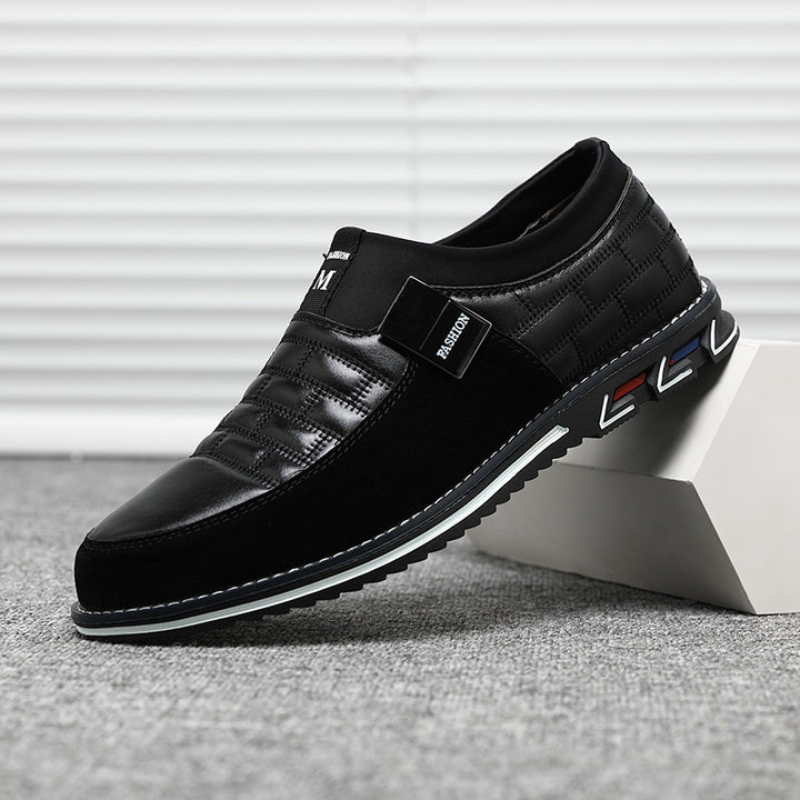 Herren Business Schuhe Halbschuhe in Schwarz Braun Blau