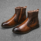 Louis | Botas de invierno marrones de caña alta