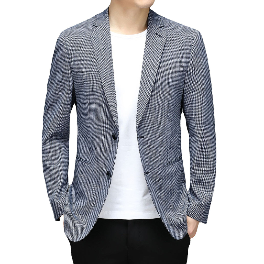 Herren Sakko im Karo-Muster, Slim Fit Schnitt