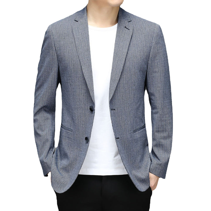 Herren Sakko im Karo-Muster, Slim Fit Schnitt