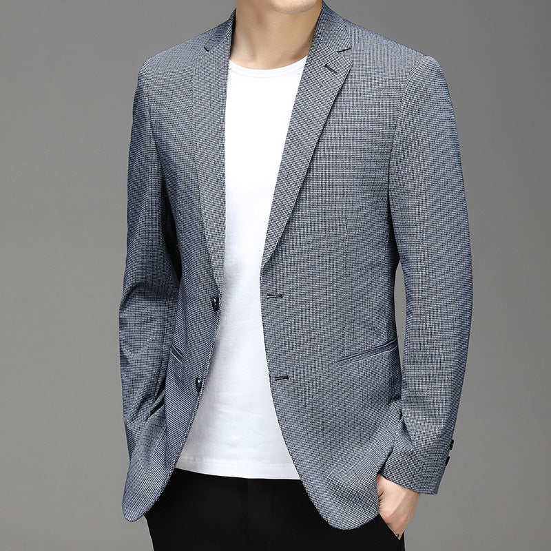 Herren Sakko im Karo-Muster, Slim Fit Schnitt