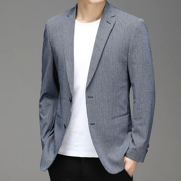 Herren Sakko im Karo-Muster, Slim Fit Schnitt