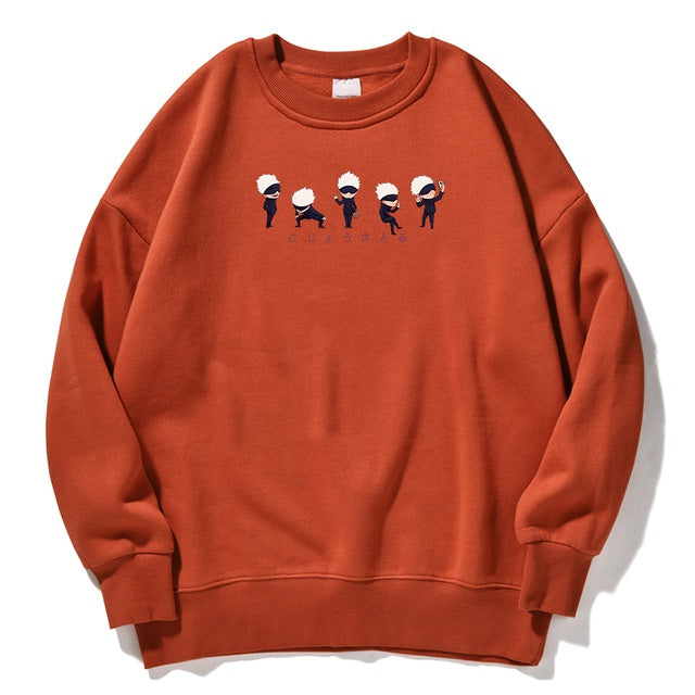 Herren Sweatshirt mit Grafik-Print und Rundhals