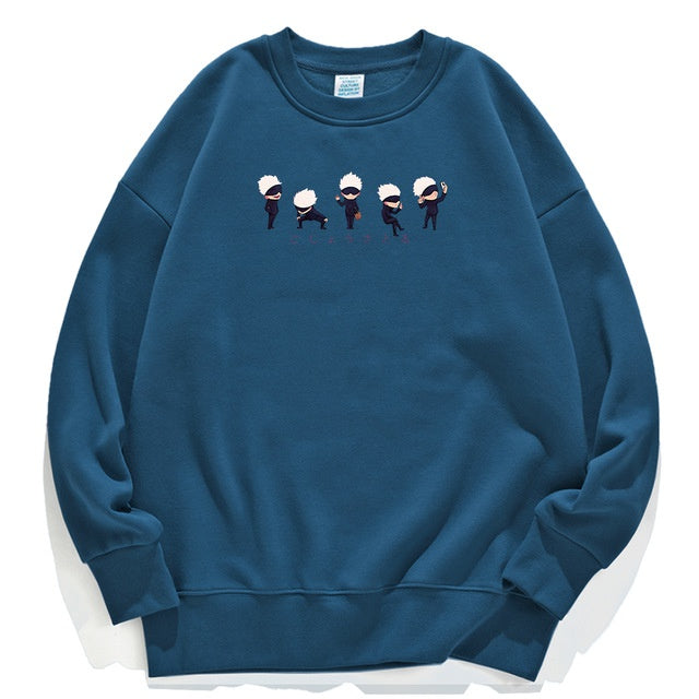 Herren Sweatshirt mit Grafik-Print und Rundhals