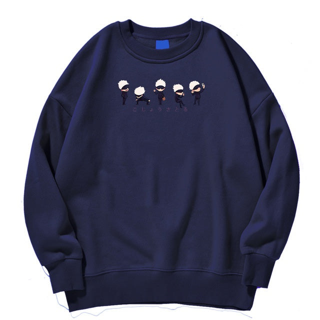 Herren Sweatshirt mit Grafik-Print und Rundhals