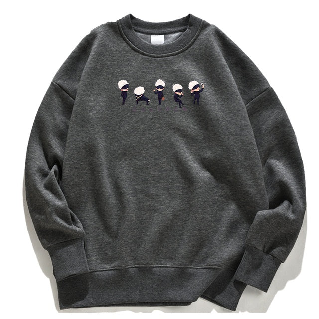 Herren Sweatshirt mit Grafik-Print und Rundhals