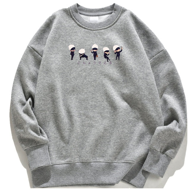 Herren Sweatshirt mit Grafik-Print und Rundhals