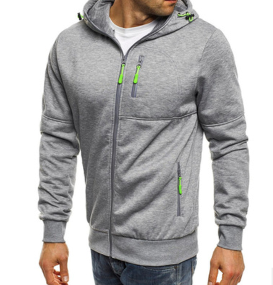 Herren Kapuzenjacke Camouflage mit Reissverschluss