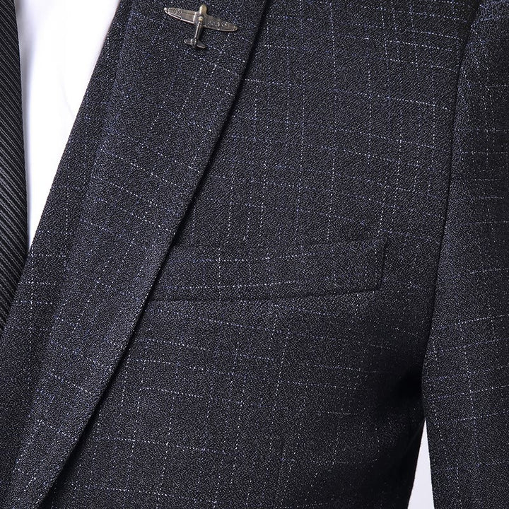 Dreiteiliger Herrenanzug mit Jacke, Weste und Hose