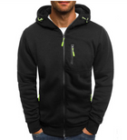 Leano | Men's hooded jacket with zip fastening, camouflage
