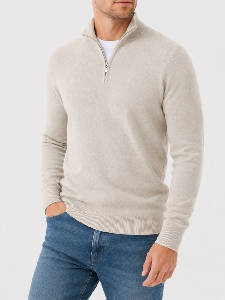 Hugo | Herren Merino Pullover mit Reißverschluss