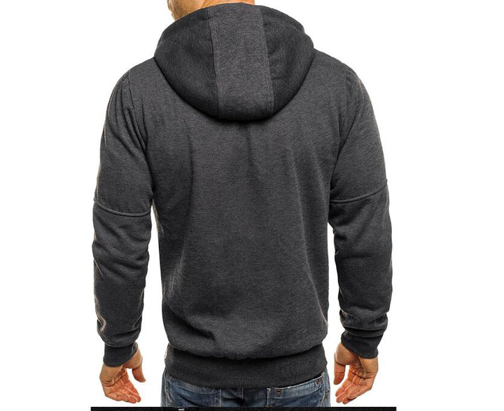 Herren Kapuzenjacke Camouflage mit Reissverschluss