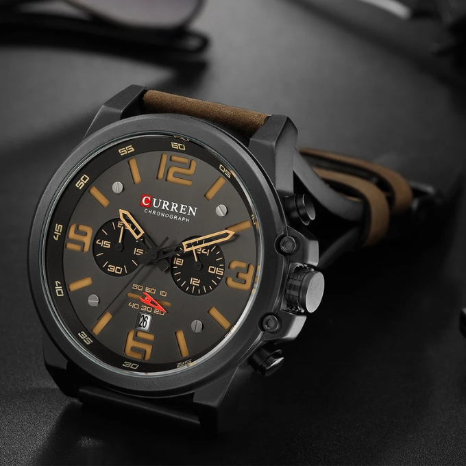 Hudson | Herren Armbanduhr mit rundem Zifferblatt
