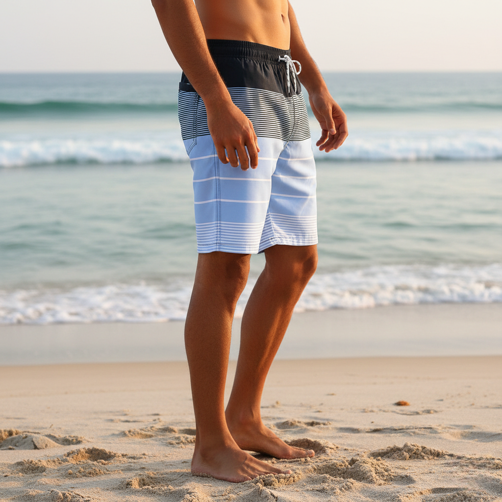Filippo | Herren Badeshorts mit Streifen