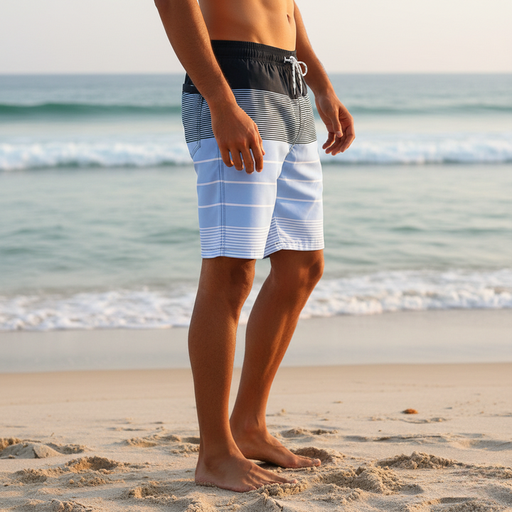 Filippo | Herren Badeshorts mit Streifen